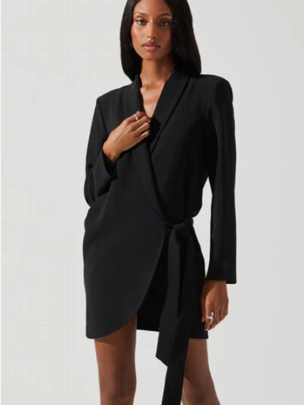 Topshop Black Tailored Jacket